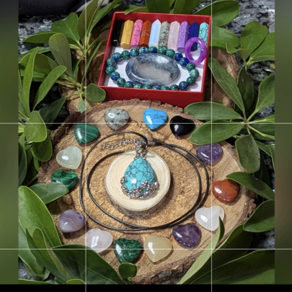 Natural Stone Collection Bracelet Necklace Chakra Crystal Gemstone Collection - Picture 16 of 16